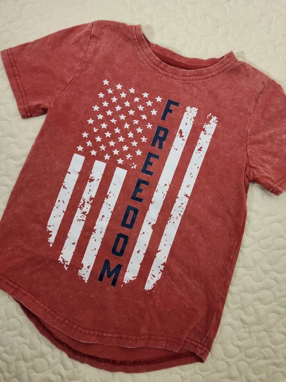 Kids' Freedom Graphic Tee - Red